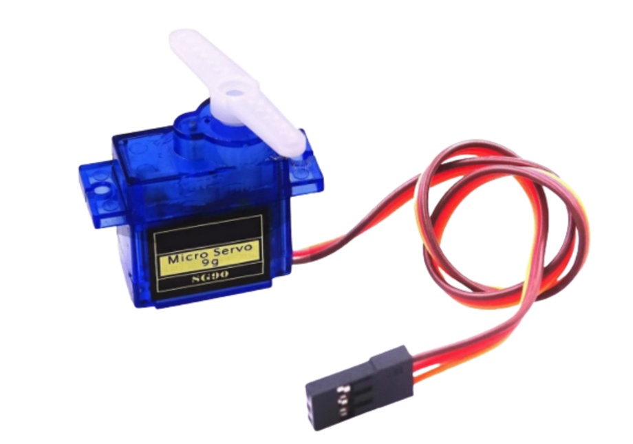 Mostrar um Micro servo motor 9g. na prática