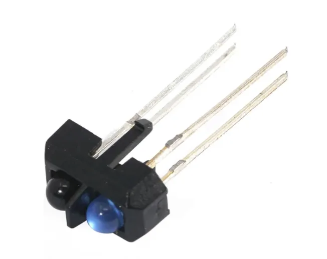 A imagem mostra de maneira real o SENSOR TCRT5000. Blog da Robótica.