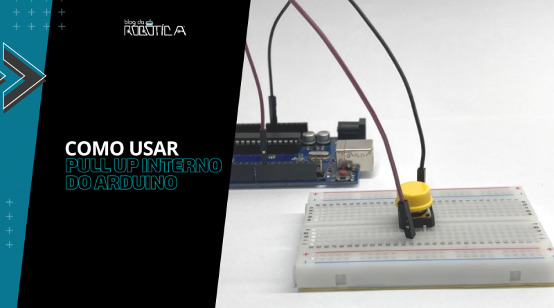 Imagem demonstrando como usar o Pull Up interno do Arduino.