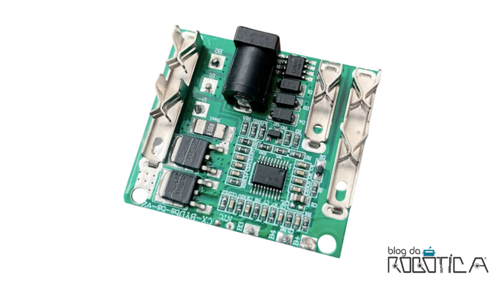 Módulo carregador de bateria de lítio BMS 5S.