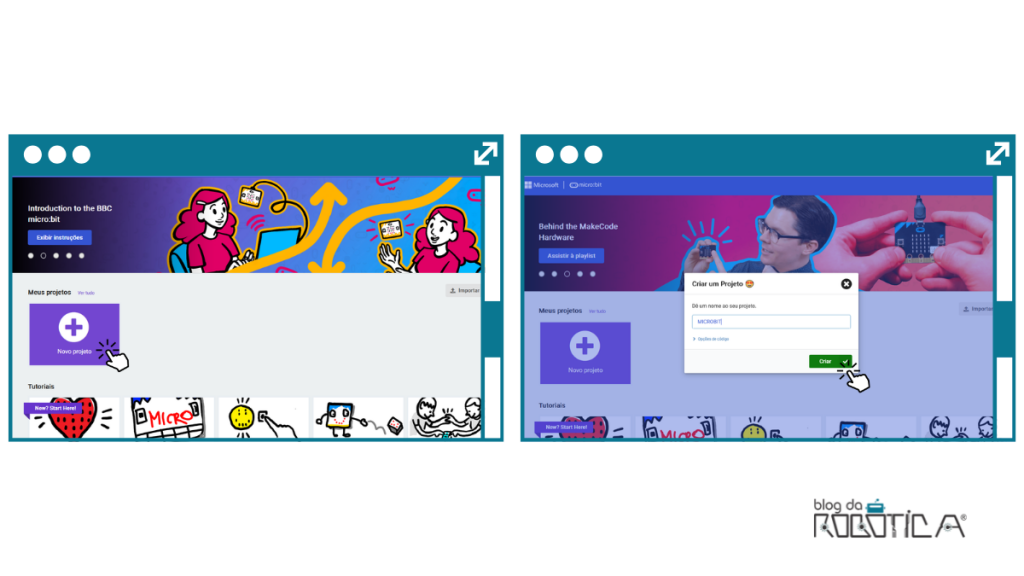 Imagem lustrativa do MakeCode