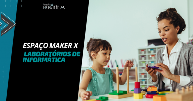 Imagem ilustrativa do Banner espaço maker x laboratório de informática.