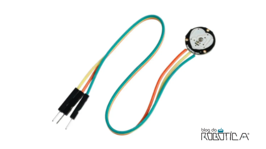 Imagem ilustrativa do sensor de batimento cardiaco e monitor de pulso