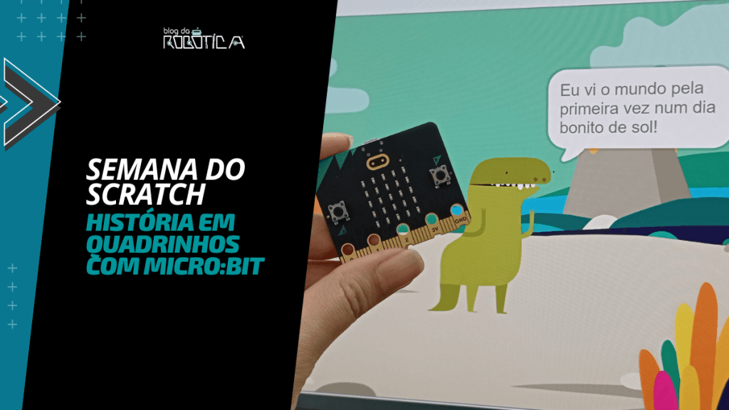 Imagem ilustrativa Banner Semana do Scratch - História em Quadrinhos com Microbit