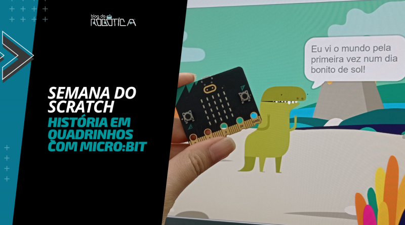 Imagem ilustrativa Banner Semana do Scratch - História em Quadrinhos com Microbit