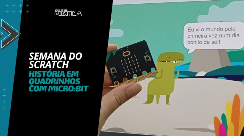 Imagem ilustrativa Banner Semana do Scratch - História em Quadrinhos com Microbit