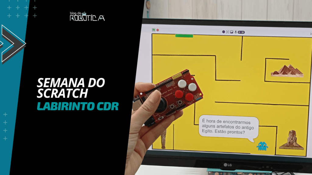 Imagem ilustrativa Banner Semana do Scratch - Labirinto CDR