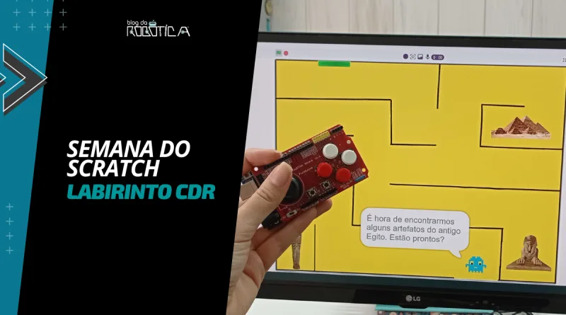Imagem ilustrativa Banner Semana do Scratch - Labirinto CDR