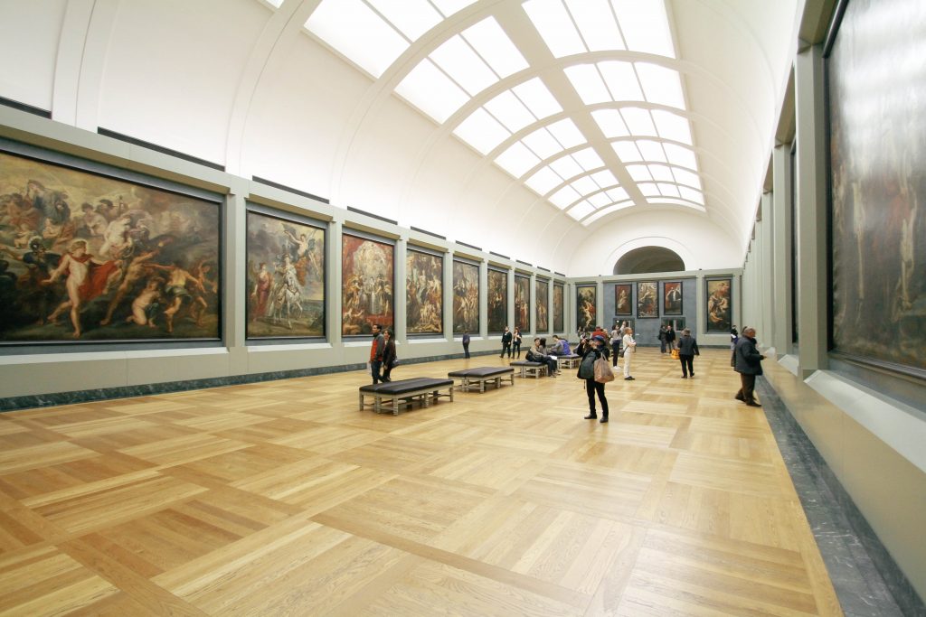Imagem ilustrativa da galeria de um museu