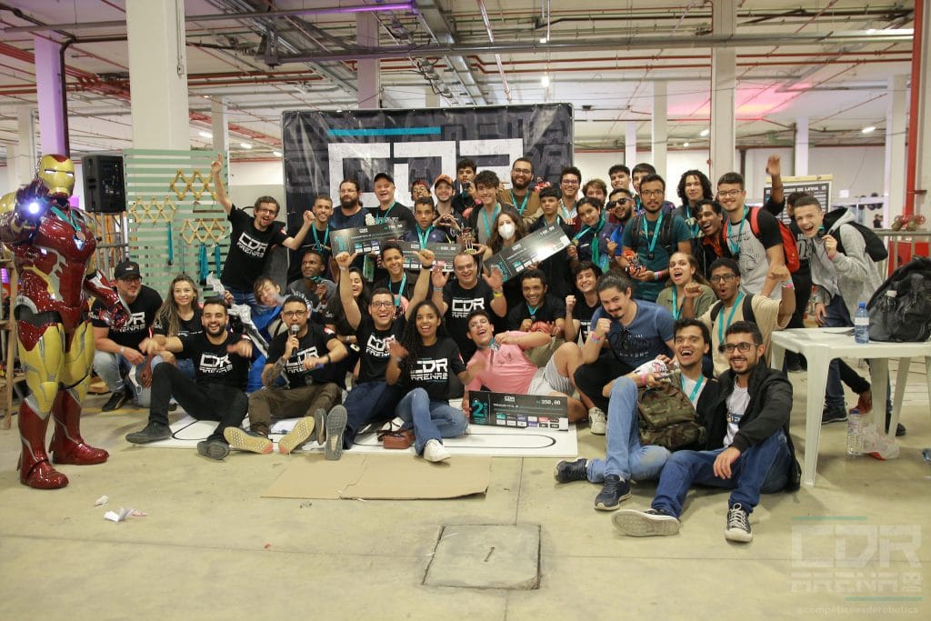 Foto da competição de robótica CDR Arena2022.