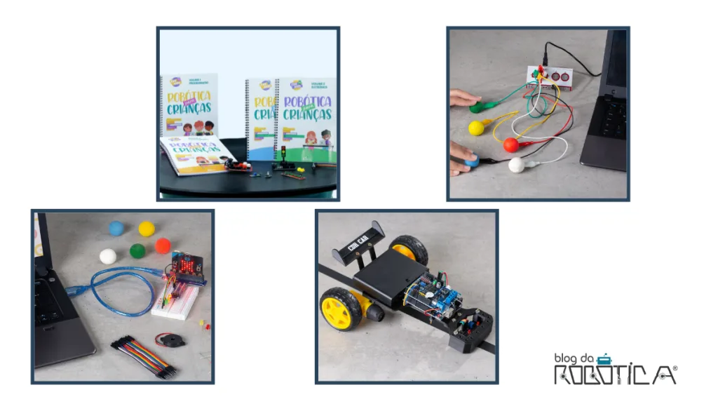 Imagem ilustrativa da Figura 2 - Kits que utilizam programação em blocos