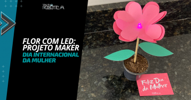 Imagem ilustrativa do Banner Flor com LED