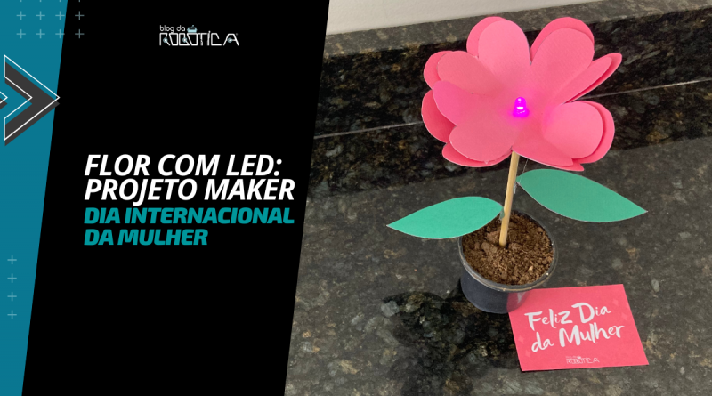 Imagem ilustrativa do Banner Flor com LED