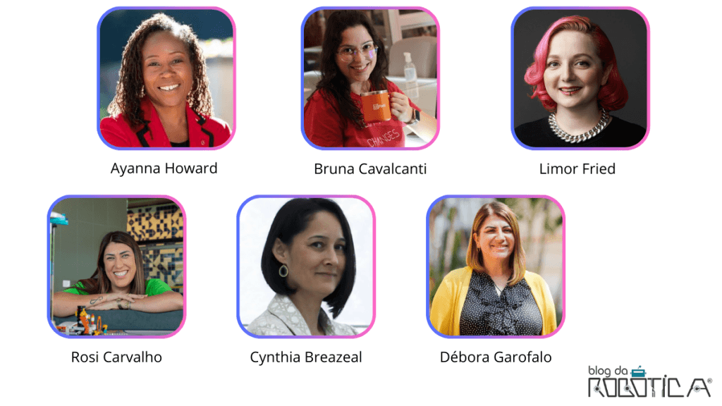 Imagens ilustrativa da Figura 1 - Mulheres na Robótica.