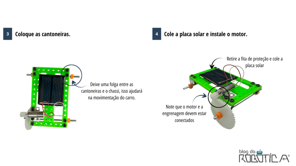 Imagem ilustrativa da Figura 2 - Instruções de montagem 3 e 4.
