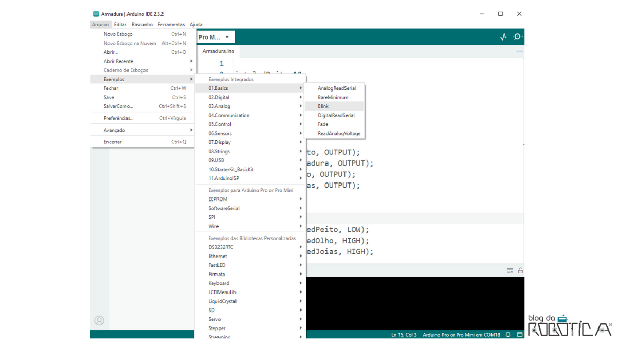Como programar o Arduino UNO com o Módulo CH340 - Blog da Robótica