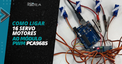 Banner de como controlar servo motor com o shield PWM PCA9685