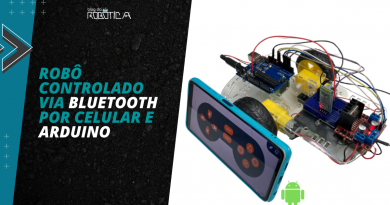 Imagem ilustrativa do Robô controlado via Bluetooth com Celular e Arduino