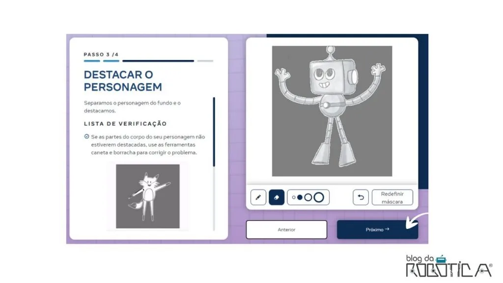 Imagem ilustrativa da Figura 3 - Destacando o personagem