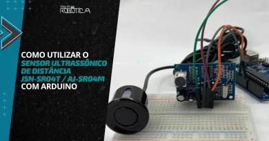 Como utilizar o sensor ultrassônico de distância JSN-SR04T / AJ-SR04M com Arduino