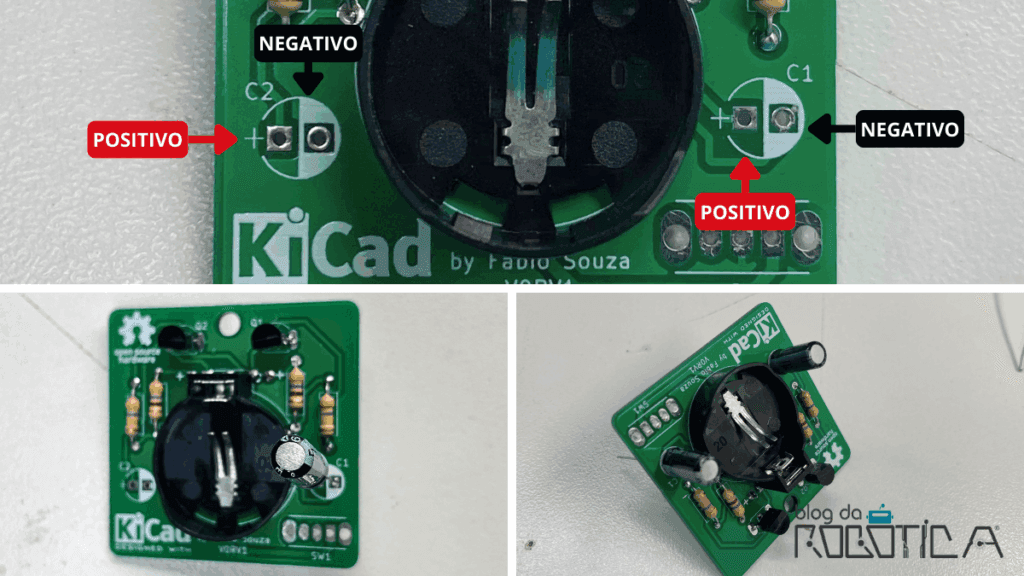 Figura 13 - Posição dos Capacitores