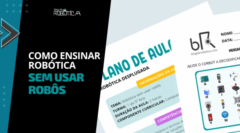 Imagem ilustrativa do Banner Robótica desplugada