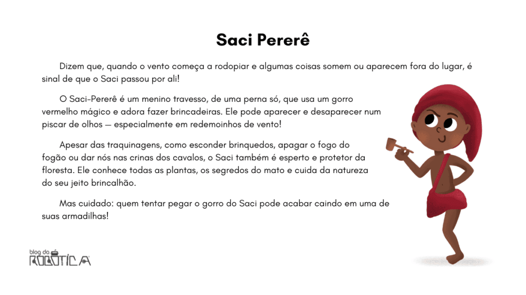 Imagem ilustrativa da Figura 2 - Lenda do Saci Pererê