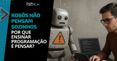 Imagem ilustrativa do Banner Robôs não pensam