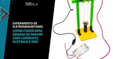 Experimento de Eletromagnetismo Como Fazer uma Bobina se Mover com Corrente Elétrica e Ímã
