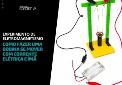 Experimento de Eletromagnetismo Como Fazer uma Bobina se Mover com Corrente Elétrica e Ímã